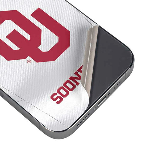 University of Oklahoma White Jersey iPhone 16 Pro Skin